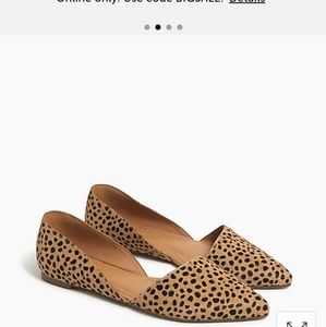 J. Crew Leopard Flats